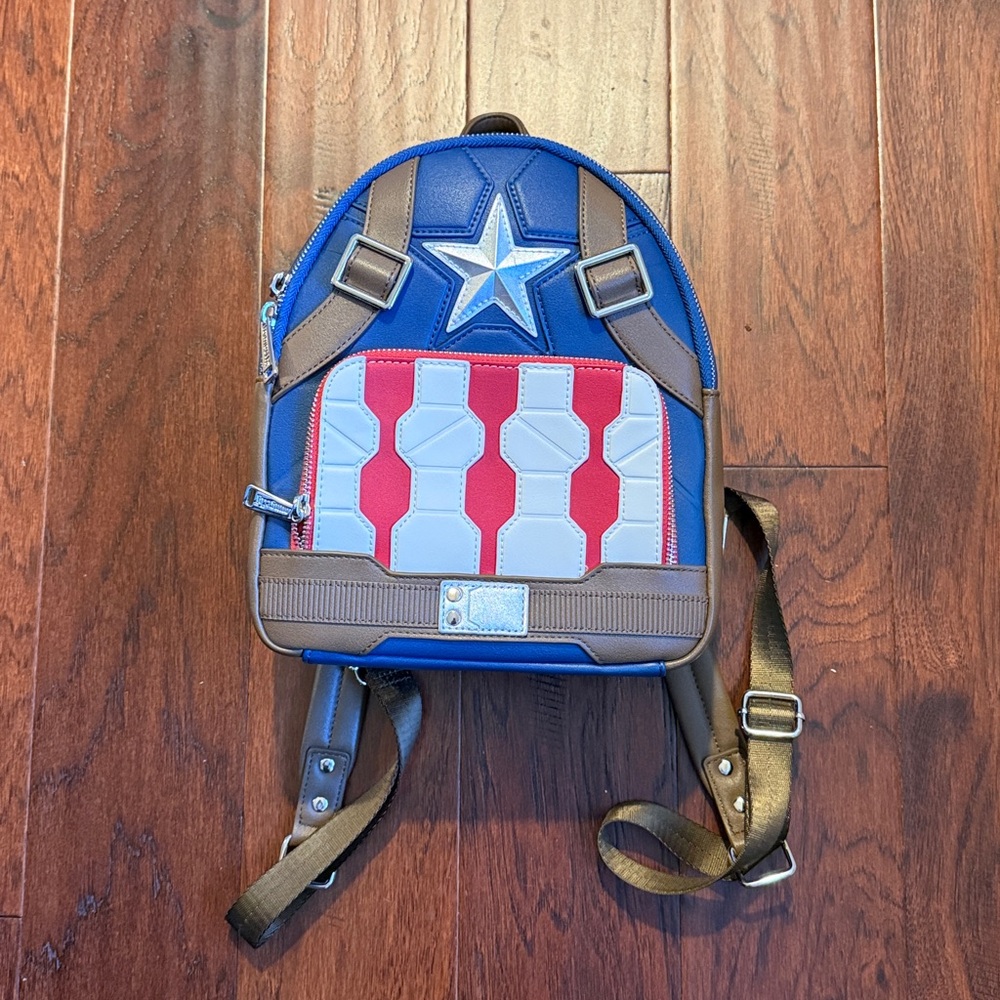 Captain America Loungefly Mini Backpack